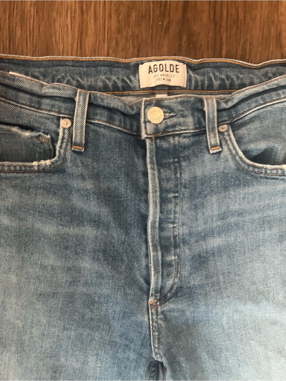 Agolde Women's Light Blue Boyfriend Jeans - Picture 10 of 11